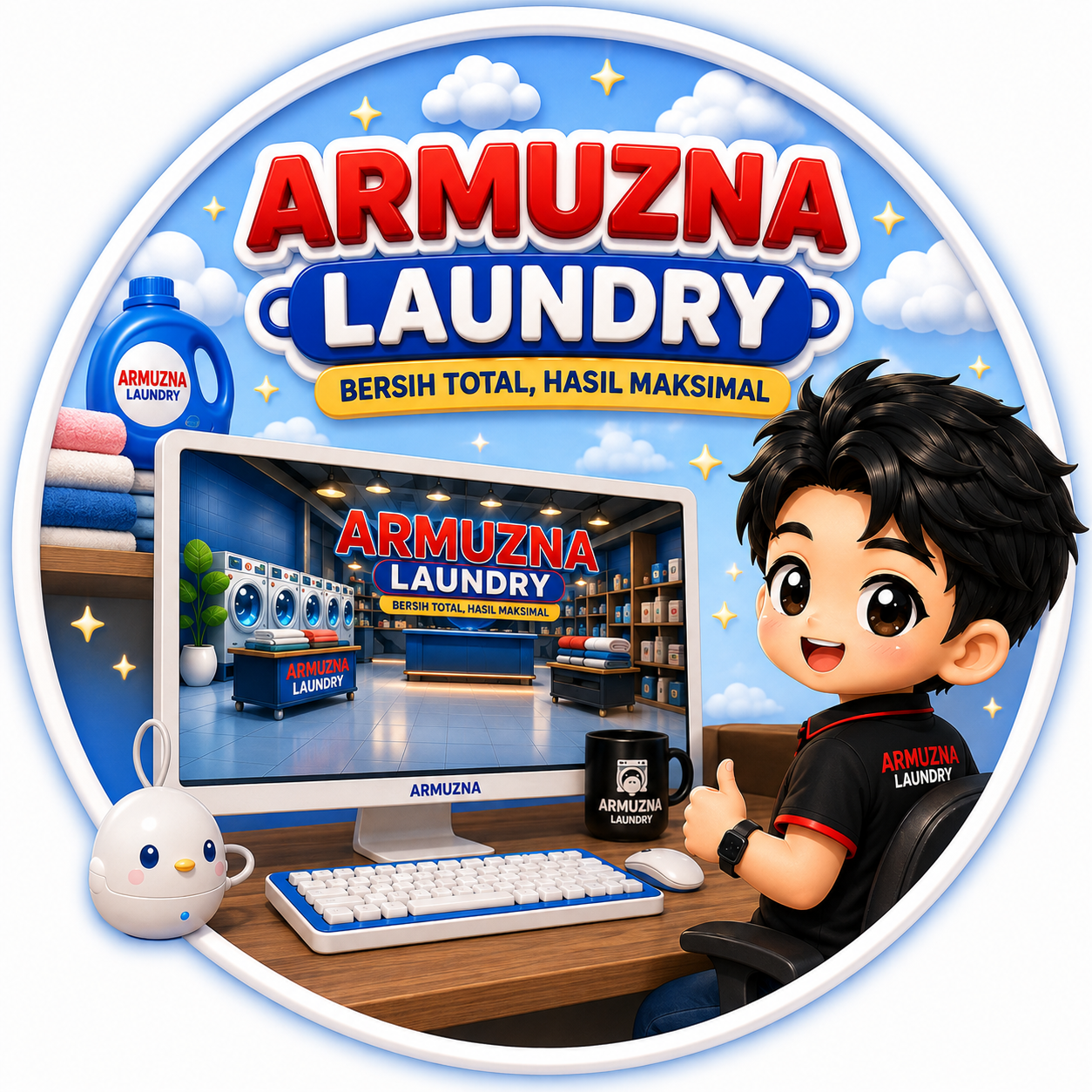 Maskot Armuzna Laundry
